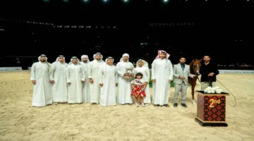 نتائج اليوم الثاني.. منافسات مثيرة في بطولة تايتل شو أبوظبي لجمال الخيل العربية